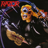 Razor - Evil Invaders LP/CD, Roadrunner pressing from 1985
