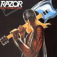 Razor - Executioner's Song LP, Roadrunner pressing from 1985
