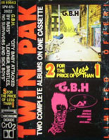 G.B.H. - City Baby Attacked By Rats / Leather, Bristles, Studs And Acne MC, Roadrunner pressing from 1986