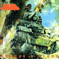 Tank - Honor & Blood LP, Roadrunner pressing from 1984