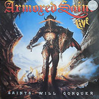 Armored Saint - Live - Saints Will Conquer LP/CD, Roadrunner pressing from 1988