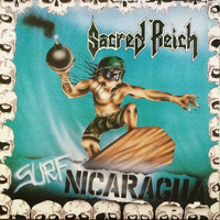 Sacred Reich - Surf Nicaragua MLP/CD, Roadrunner pressing from 1988