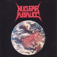Nuclear Assault - Handle With Care LP, Rock Brigade Records pressing from 1989