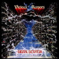 Vicious Rumors - Digital Dictator LP, Shrapnel Records pressing from 1988