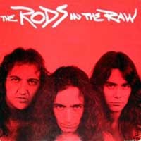The Rods - In The Raw LP, Shrapnel Records pressing from 1983