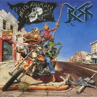 Risk - Hell's Animals LP/CD, Steamhammer pressing from 1989