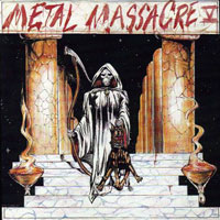Various - Metal Massacre V LP, Steamhammer pressing from 1984