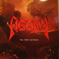Agony - The First Defiance LP sleeve