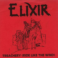 Elixir - Treachery (Ride like the wind) 7" sleeve