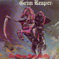 Grim Reaper - The show must go on / Dead on arrival 7" sleeve