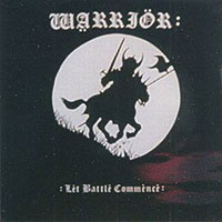 Warrior - Let Battle Commence LP sleeve