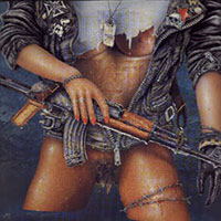 Wraith - Naked aggression Mini-LP sleeve