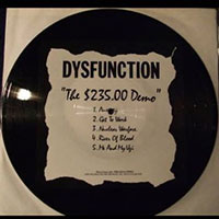 Dysfunction - The $235.00 Demo Picture-LP sleeve
