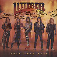 Litterer - Rock this City LP sleeve