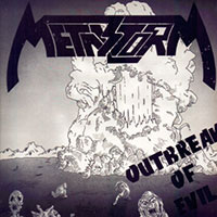 Metalstorm - Outbreak of Evil LP sleeve
