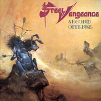 Steel Vengeance - Second Offense LP, CD sleeve