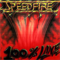 Speedfire - 100% Live LP sleeve