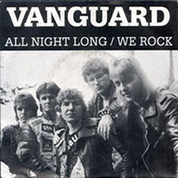 Vanguard - All night Long 7" sleeve