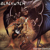 Blackwych - out of control LP sleeve