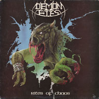Demon Eyes - Rites of Chaos CD, LP sleeve