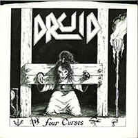Druid - Four curses EP 7" sleeve