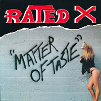 Rated X - Matter of Taste Mini-LP sleeve