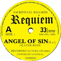 Requiem - Angel of sin / Sacrificial wanderer 7" sleeve