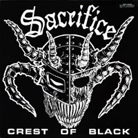 Sacrifice - Crest of Black LP sleeve